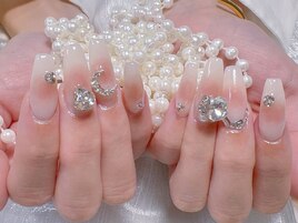 チップ長さだしチークネイル