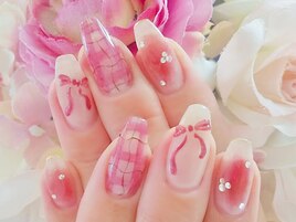 お客様ネイル　アート1本￥220～