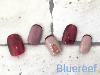 ネイルアンドまつげエクステ ブルーリーフ 四谷三丁目店(Blue Reef)/ニュアンスネイル
