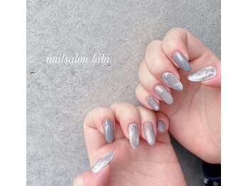 ネイルサロン ビビ(bibi)/グレーニュアンス