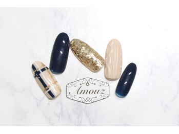 アモウズ(Amouz)/定額【テーマ:ニットネイル】1