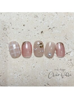 ネイルサロンクリアヴィラ(nail salon clear villa)/Design nuance¥9990