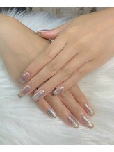 ヘブン ネイル 鶯谷(HEAVEN Nail)/オーロラミラーネイル