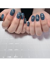 プリュネ(Prune)/キラキラ/ブルー/ストーン