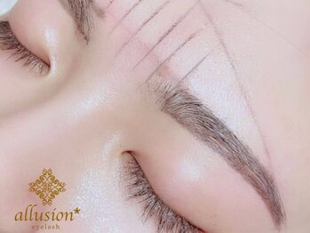 アリュージョン 天王寺阿倍野店の写真/美眉スタイリング/wax/骨格分析/間引き¥4,980 完全オーダーメイドで最強垢抜け美眉へ