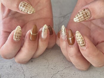 プラス サード(Plus 3rd)/ツイードネイル by tomoe.i