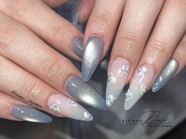 うるうる花柄マグ＊