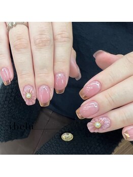 イベル 船橋店(ibelu)/ぷっくりフラワーネイル