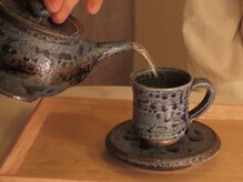 バザルナ(Basaluna)の雰囲気（ホッとハーブティーでまずは一息。）