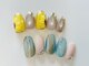 ガナッシュ ネイルアンドアイラッシュ(Ganache.NAIL＆EYELUSH )の写真/ハンド夏デザイン定額ネイル・色変更可♪【全員オフ込み7700円】