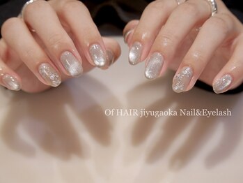 オブヘア ジユウガオカ(of HAIR jiyugaoka)/ナビネイル マグネットネイル