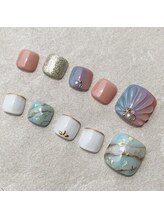 アールドヴィーヴル 富山(Ar de vivre)/フット夏ネイル