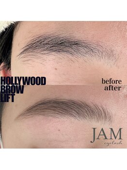 ジャム アイラッシュ 枚方店(JAM eyelash)/ハリウッドブロウリフト＊