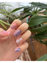 ユージューネイルルーム(UJU nail room)/マーブル