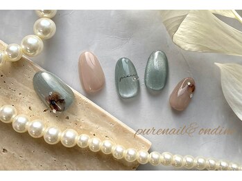 ピュアネイルアンドオンディーヌ/定額ミドルデザイン