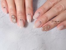 トラストネイル 垂水(TRUST NAIL)/ホワイト×アート