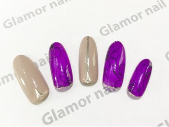 グラマーネイル(Glamor nail)/ 新作!定額ネイルBクラス☆¥7800