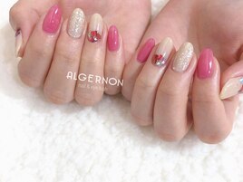 バレンタインネイル＊