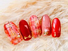 アミネイルズ(AmiNails)/ブランケットネイル♪