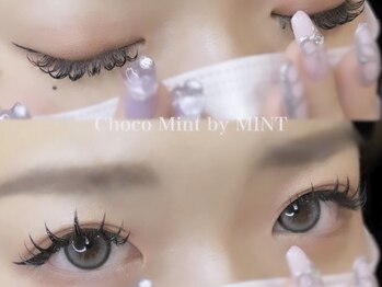 チョコミント バイ ミント 岡山駅前店(CHOCO MINT by MINT)/LEDフラットラッシュダブル