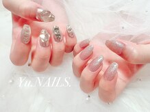 ユーネイルズ 恵比寿(Yu.NAILS.)/韓国ネイル◎ミラー◎グリッター