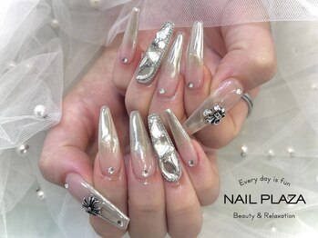 ネイルプラザ 河原町OPA店(NAIL PLAZA)/ミラーネイル