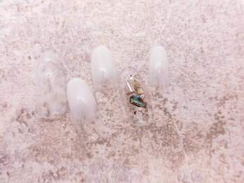 アンベリール 横浜店(Embellir)/(2210)クリアマーブルネイル