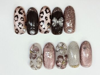 ジュエル(Jewel)の写真/トレンドのデザインをお得に♪何度でも【オフ/ケア込みの定額¥7280】で通いやすい！マグネットネイルも◎