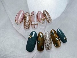 autumnニュアンスネイル