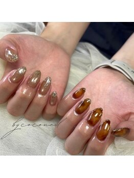 トータルビューティーサロン バイ ココ(Total beauty salon by coco.)/brown nail