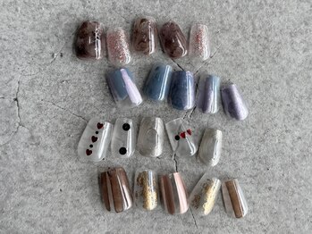 メロー(mellow)の写真/クリアベースが基本のアート＊シンプルだからこそ光るプロの技術でこだわりのオシャレを指先に◎