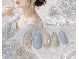 【押し花ネイル】