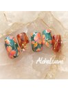 Flower design Nail 