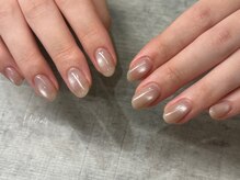 エクラス 銀座(Heclats)/マグネット/ベージュネイル