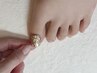 FOOT 親指ネイルチップ/フィッティング ￥2900