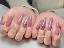 ワンカラーxパーツx パープル