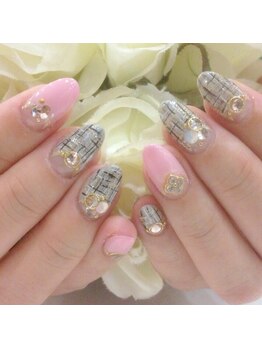 ネイルサロン ディーバ ギンザ(Nail salon Diva GINZA)/上品ツイード