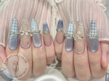 ネイルズガッシュトウキョウ 横浜西口店(NAILsGUSH TOKYO)/フレンチガーリー/ワンホン