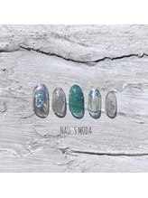 ネイルズ モダ(NAIL'S MODA)/5月の新作1/あじさい