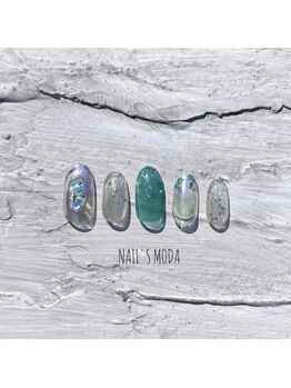 ネイルズ モダ(NAIL'S MODA)/5月の新作1/あじさい