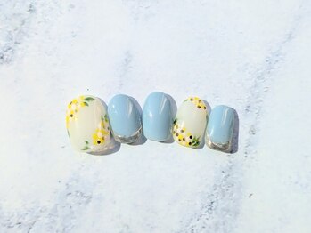 3月定額デザインネイル