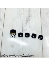 セレクトネイル ココ 秦野店(SELECT NAIL COCO)/フット　ダルメシアン