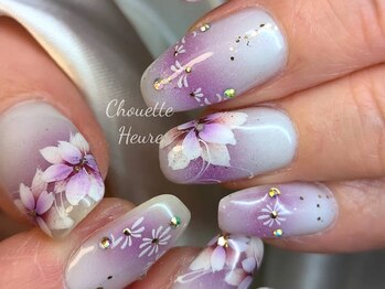 シュエットウール(Chouette Heure)の写真/上品ネイルもトレンドも思いのまま★≪時間制≫カラー+アートし放題2h【オフ込】フォルム美×抜群のモチ◎