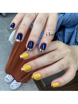 イベル 船橋店(ibelu)/ミラーフレンチネイル