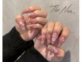 チークネイル　バラ