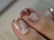 ネイル アトリエ コモード(nail atelier Comodo)/絵画ネイル[アモルとプシュケ]