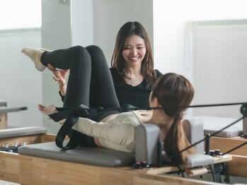 ピラティスプラス 覚王山(pilates plus)の写真/【大人女性の為のマシンピラティス】美脚に必要な筋肉を効果的にアプローチ♪スラっと引き締まった美脚へ