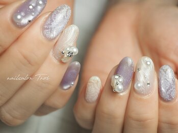 トノワ 目白(Tnoi)の写真/フィルイン対応☆大人女性にぴったりなニュアンスデザインをご提案♪フォルムにもこだわり美爪に整えます！