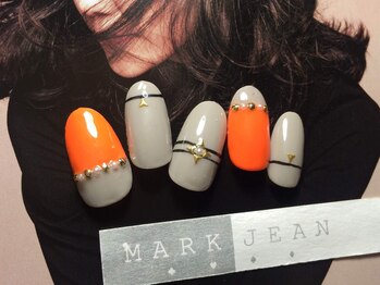 マークジーン 甲南山手(MARK JEAN)/チョーカー風ネイル