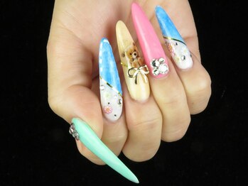 ネイルサロン ミリィー(Nail Salon MiRy)/マカロンカラースカルプ♪¥14300